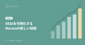 DE&Iを可視化するMecaraの新しい役割